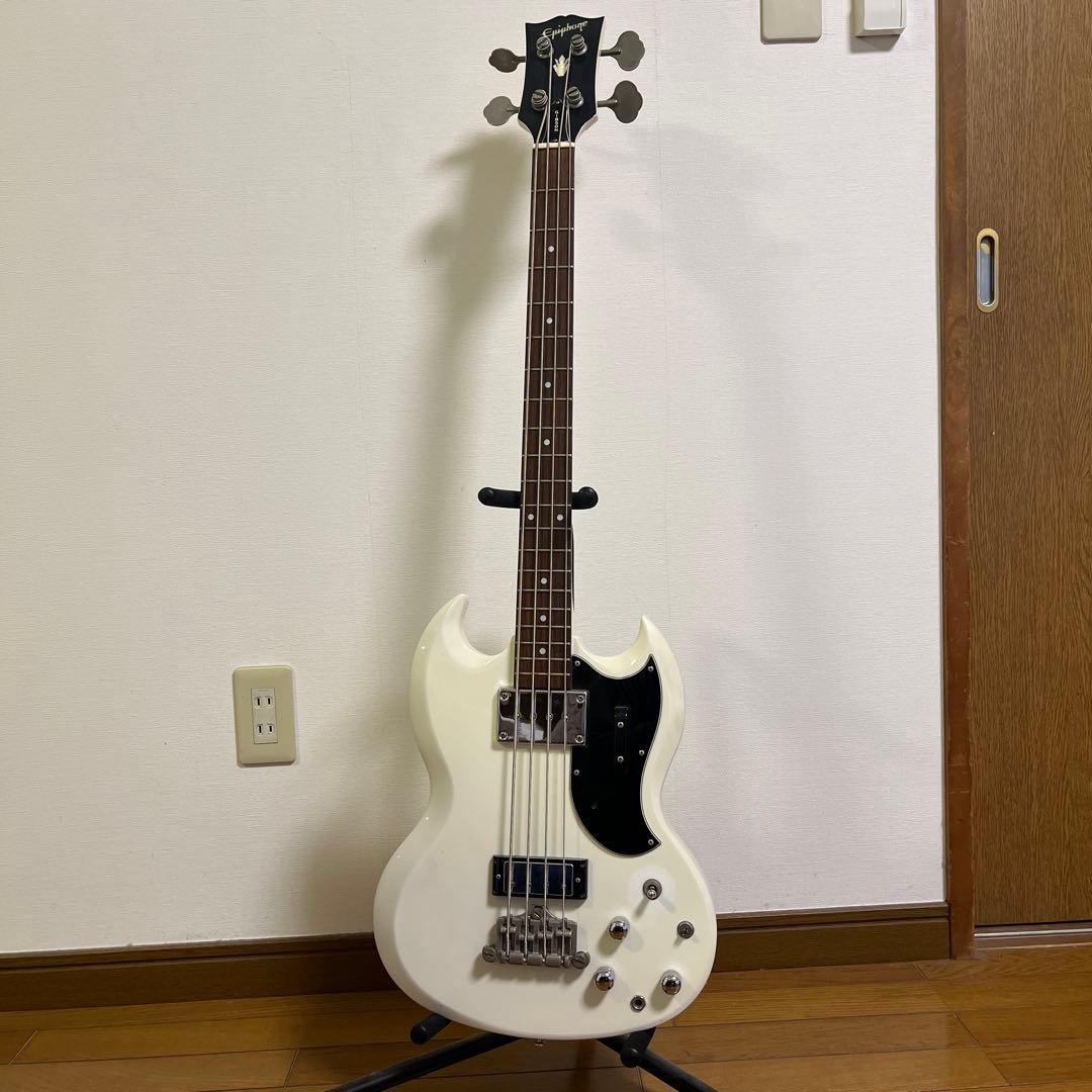 Epiphone SG ベース（ホワイト）＋ ソフトケース付き