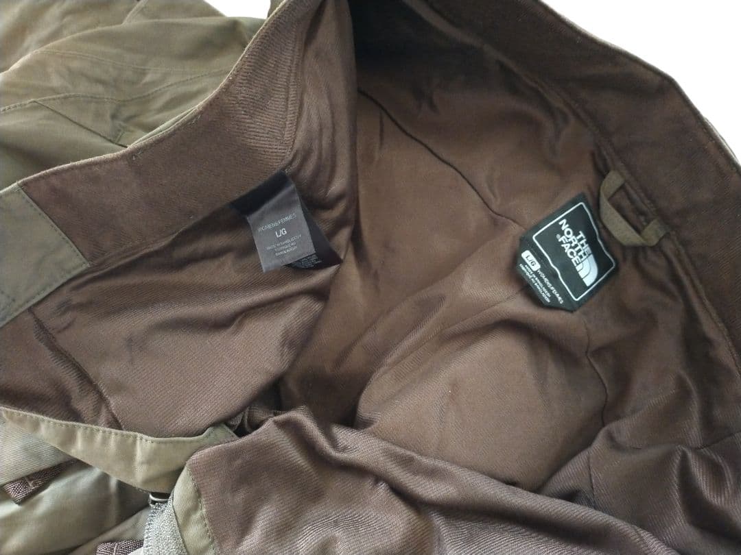 【高機能】US ノースフェイス HYVENT スノーボード パンツ アーミー