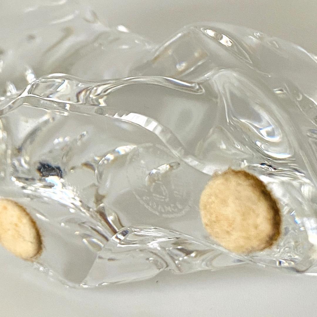 【バカラ】baccarat 動物 トラ 虎 寅 置物 インテリア★美品★