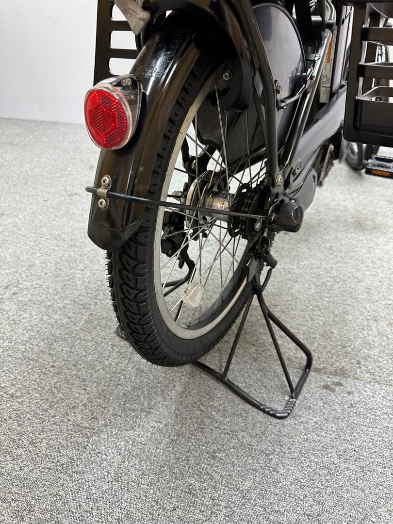 Yamaha パスKISS チャイルドシート付き電動自転車　大型フロントカゴあり