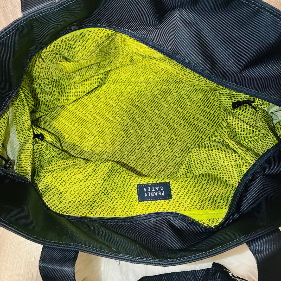 新品未使用　パーリーゲイツ　ロッカーバッグ　ロゴ総柄　ニコちゃん　PG 大容量