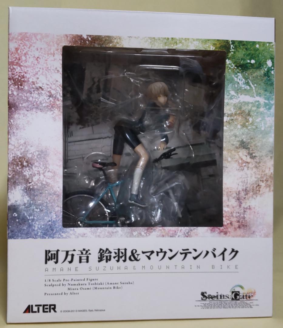 「STEINS;GATE」 阿万音鈴羽＆マウンテンバイク フィギュア [開封済]