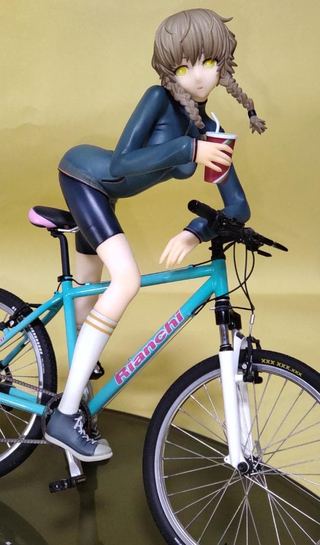 「STEINS;GATE」 阿万音鈴羽＆マウンテンバイク フィギュア [開封済]