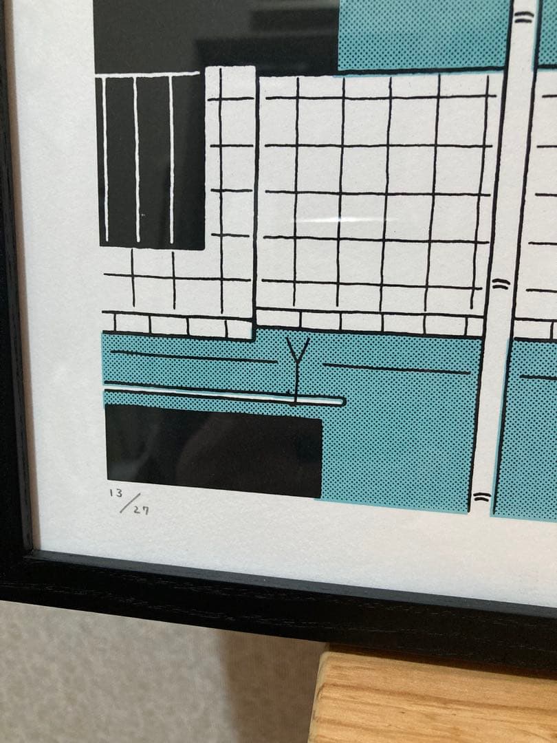 小幡彩貴　シルクスクリーン　シリアルあり