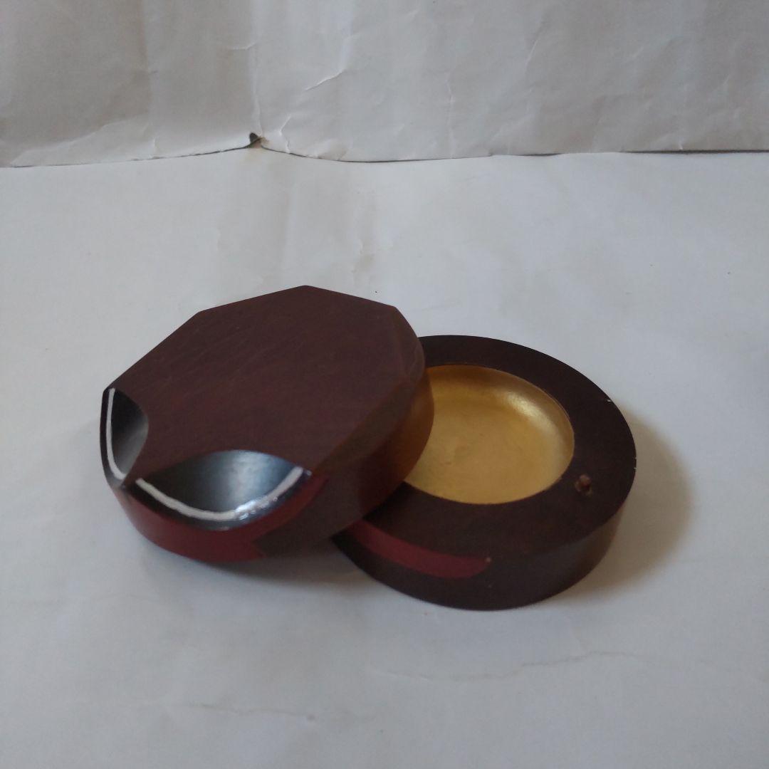 木製香合 うそ鳥 大宰府天満宮 千百年大祭 御献茶記念 香合 共箱 表千家 新品