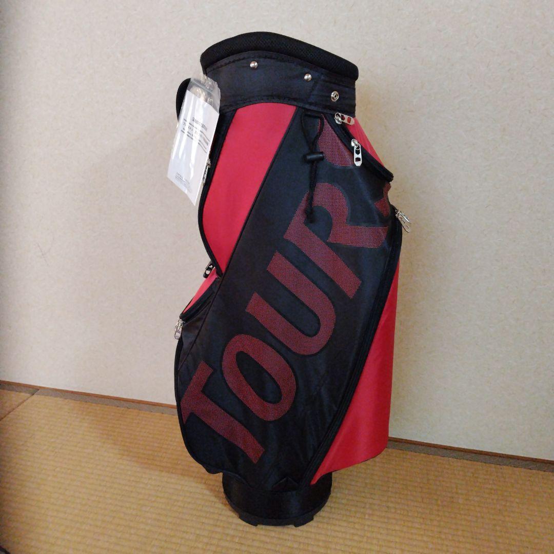TourStage キャディバッグ 黒/赤