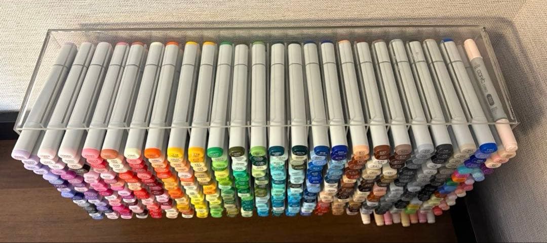 コピックスケッチ371本（全色＋13本）コピックチャオ21本、合計392本