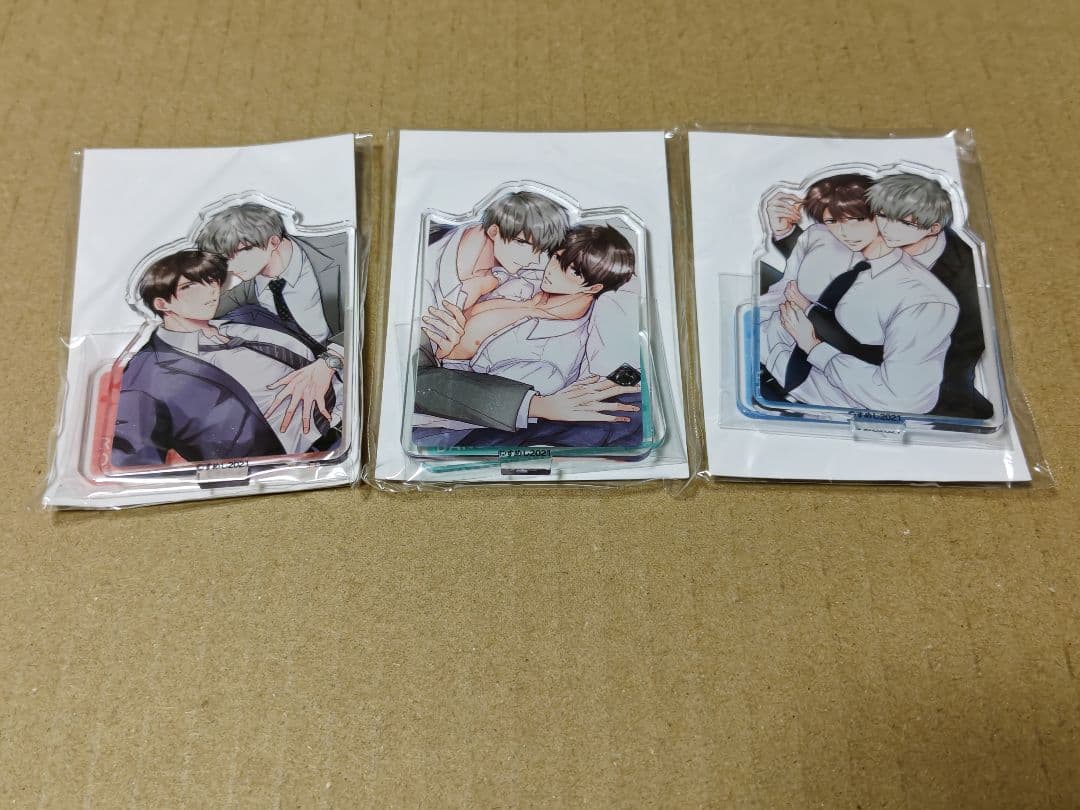 リーマンラブホ男子会　くじメイト　アクスタ　缶バッジ　アクリルプレート