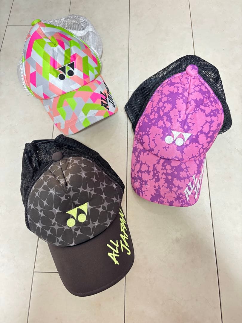 YONEX ALLJAPAN 限定キャップ3点セット ソフトテニス テニス