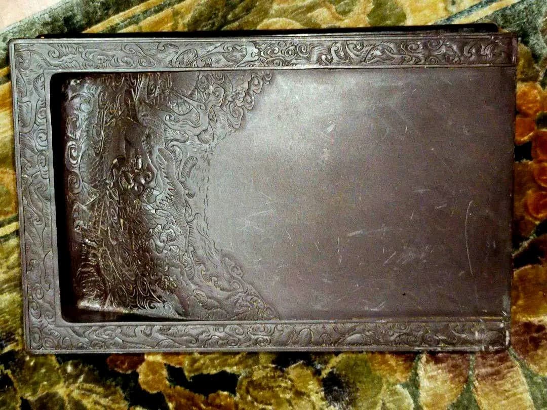 ♥中国　硯　太子硯　大型　８ｋｇ　古玩　骨董品