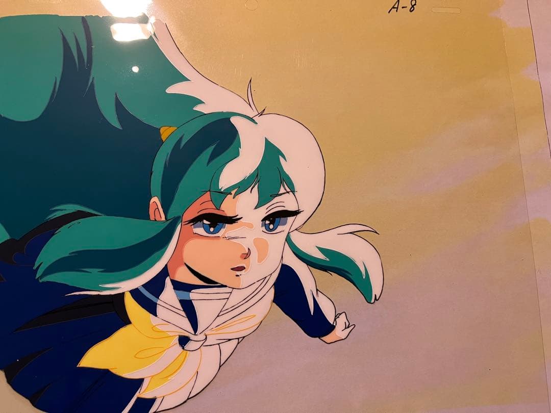 うる星やつら ラム 美品 セル画 当時モノ 背景セット らんま 高橋留美子