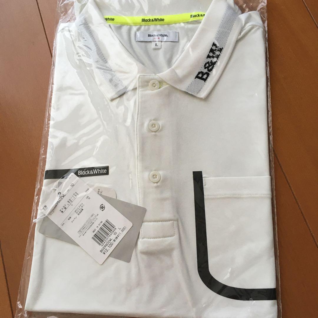 ブラックアンドホワイト　ゴルフポロシャツ　半袖ポロシャツ　4枚セット