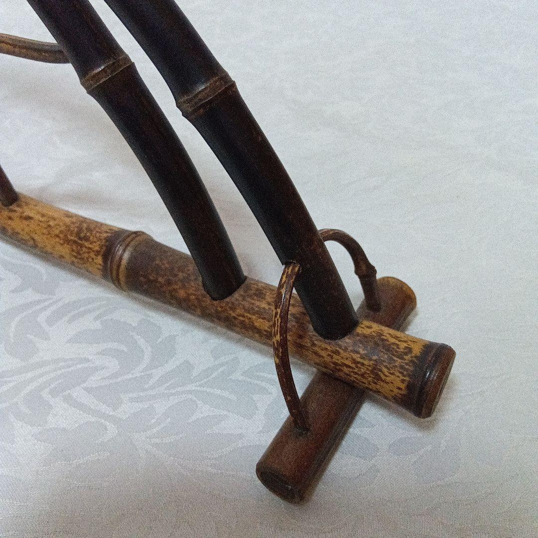 黒竹製　炉屏　氷烈組　煎茶道具