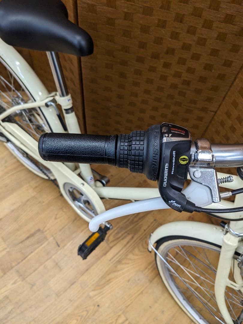 U020 子供用自転車　24インチ 6段変速 ホワイト