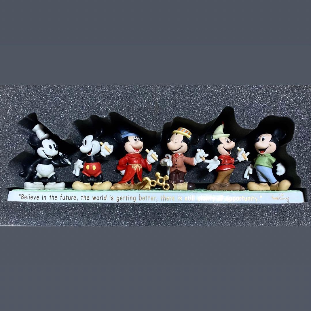 ディズニー　ミッキーマウス　ミレニアムフィギュア　2000年　限定　500 陶器