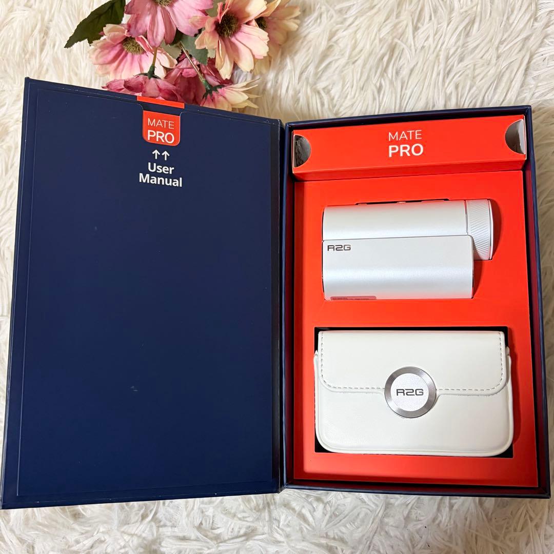 【新品】R2G MATE PRO ゴルフ用レーザー距離計 ホワイト 説明書なし