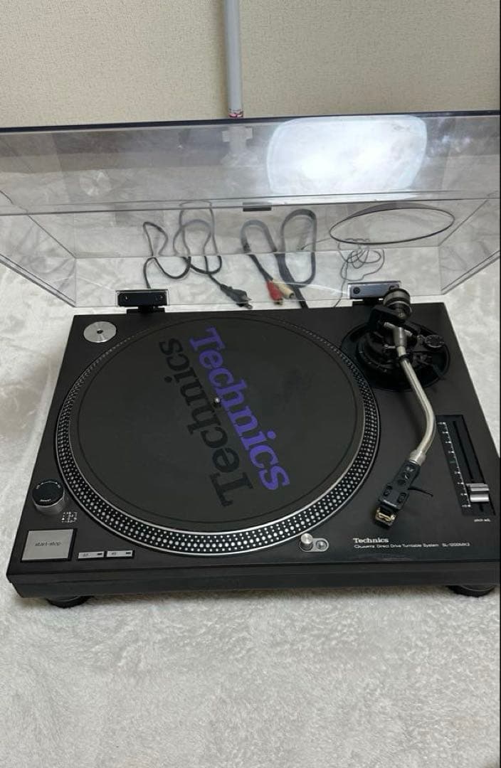 Technics SL-1200 MK3 ターンテーブル ケーブル付き