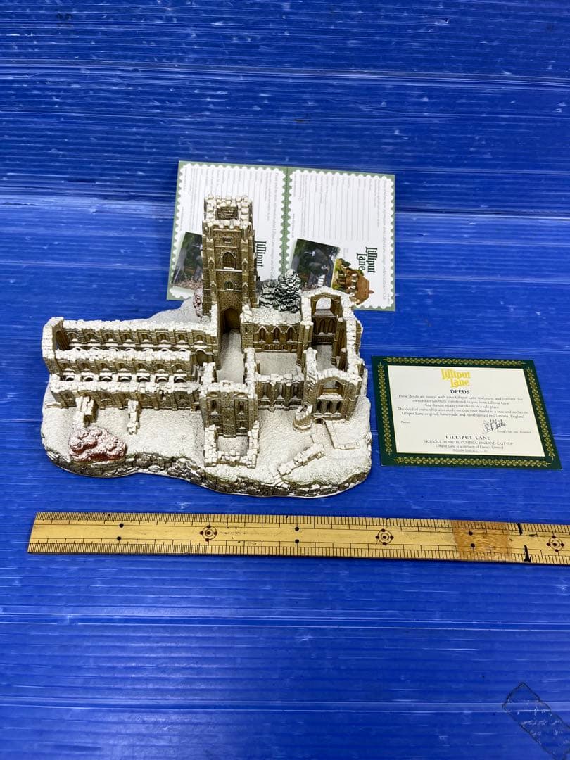 リリパットレーン 【FOUNTAINS ABBEY】積雪 電飾 箱 証書