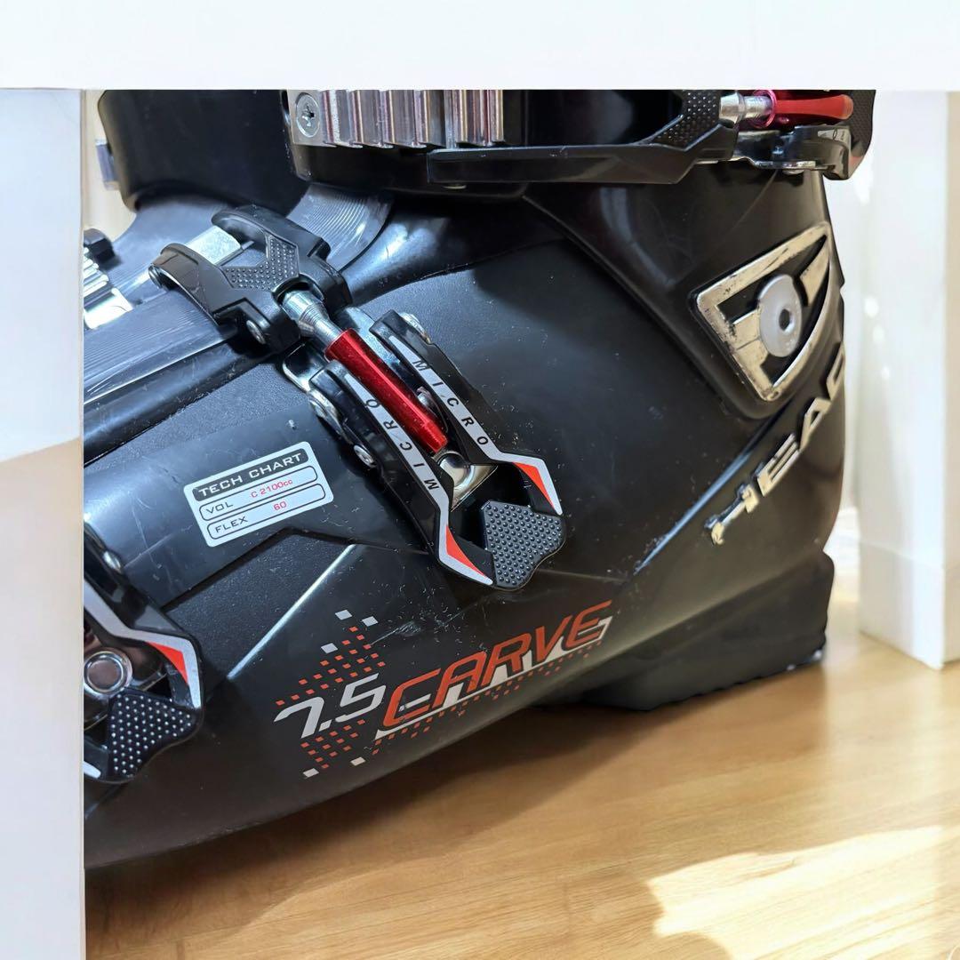 ✨良品✨ HEAD CARVE 7.5 スキーブーツ28.0cm ブラック