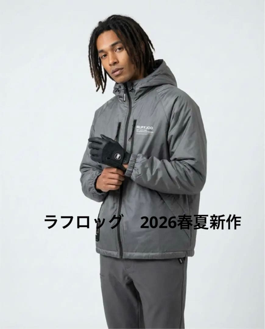 RUFFLOG ライトフーディージャケット　2026春夏新作　ラフロッグ　L