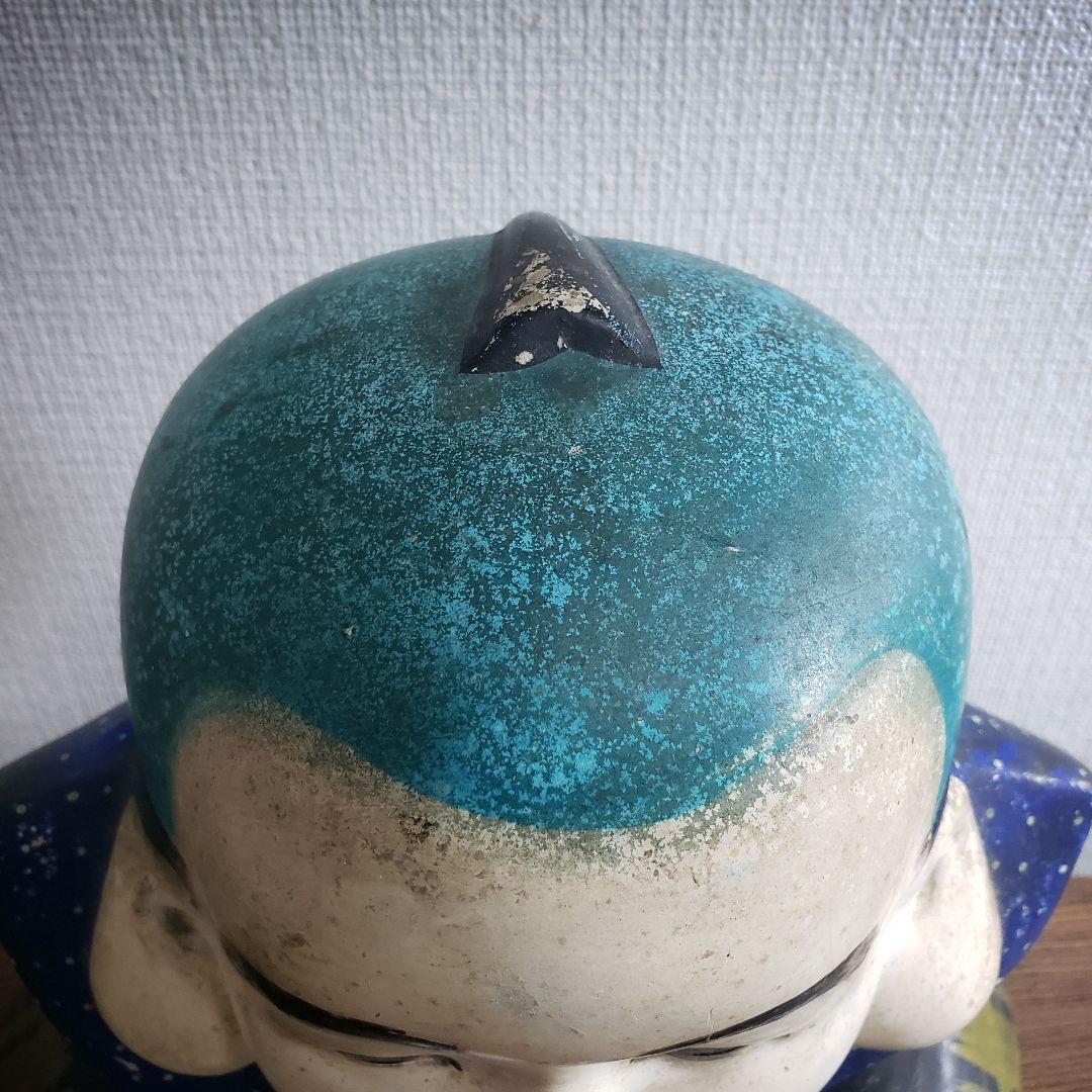 福助　縁起物　傷汚れあり　明治　大正ロマン　陶器　焼き物　上手物