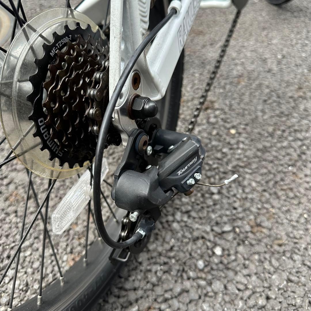 とび　電動アシストバイク　baron バロンX20 ホワイト