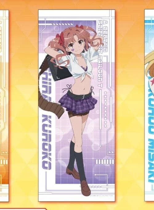 ＊ 白井黒子　スクールガール　等身大タペストリー　ドンキ　とある科学の超電磁砲