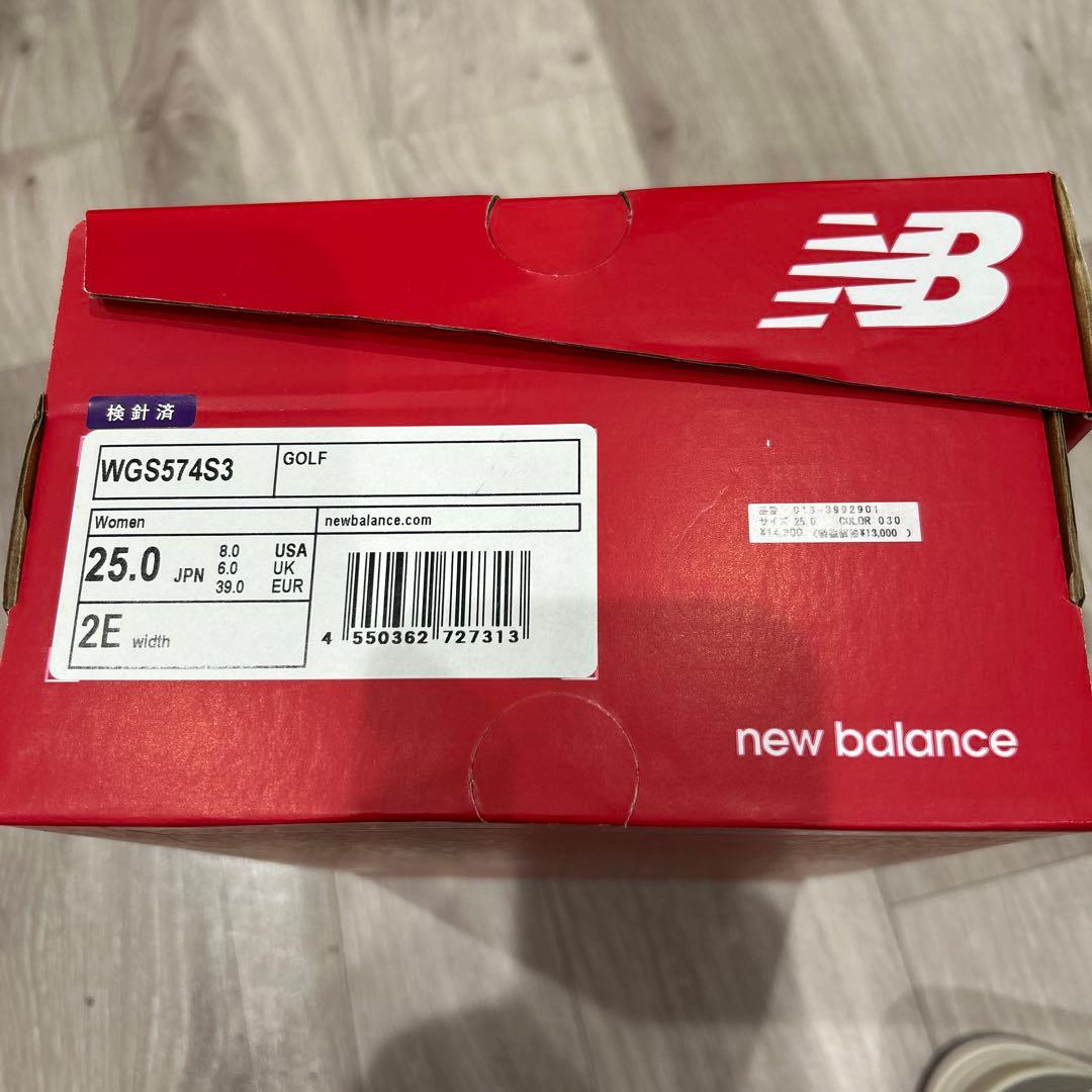 【お値引き中】New Balance ゴルフシューズ25.0cm 2E