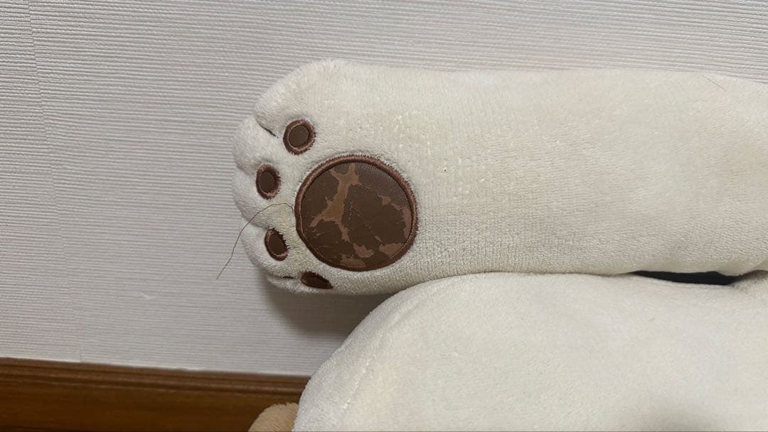 ニトリ クマ 抱き枕 ぬいぐるみ アーガイル柄 廃盤