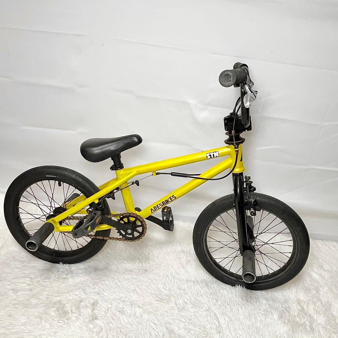 【良品】ARESBIKES STN BMX 16インチ イエロー 自転車
