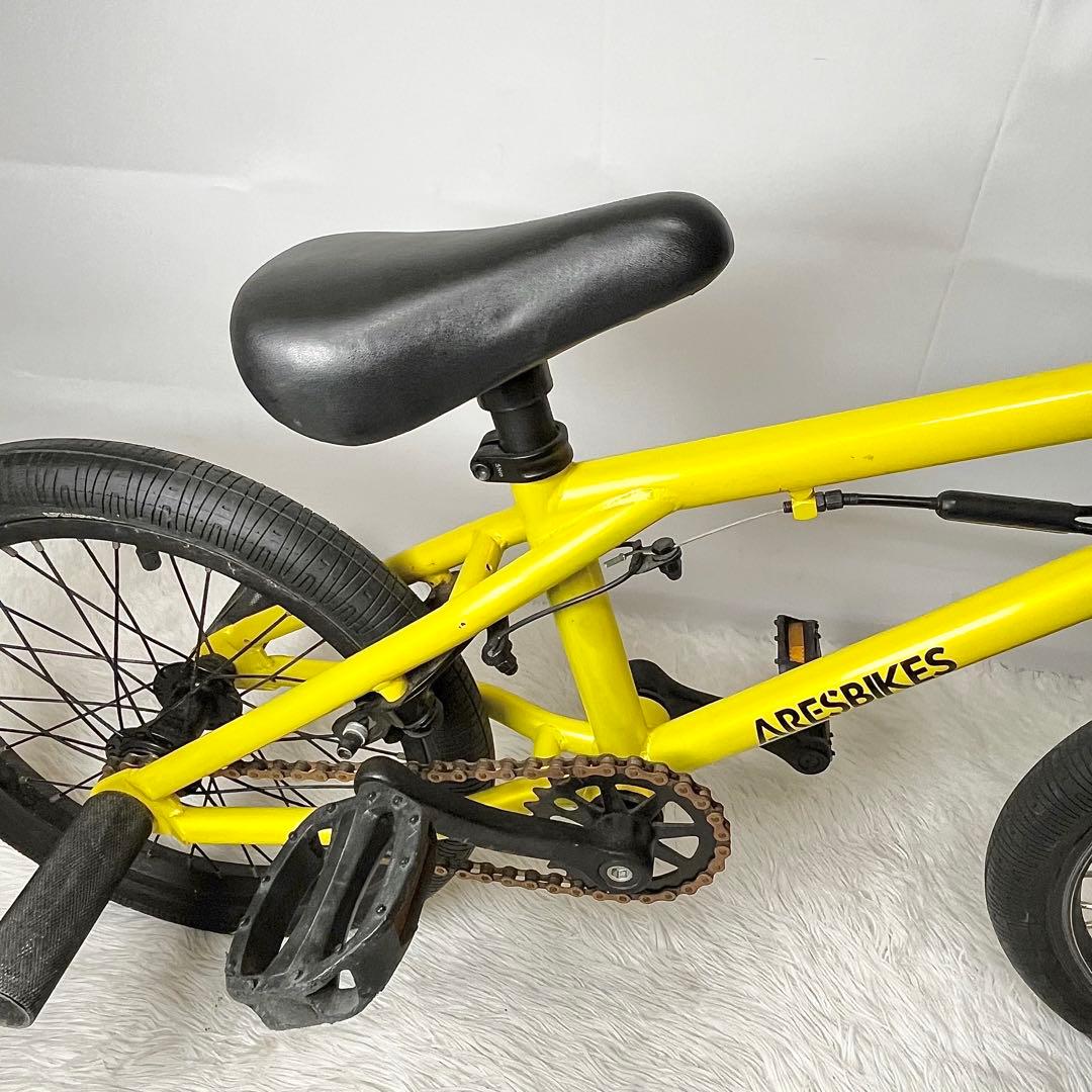 【良品】ARESBIKES STN BMX 16インチ イエロー 自転車