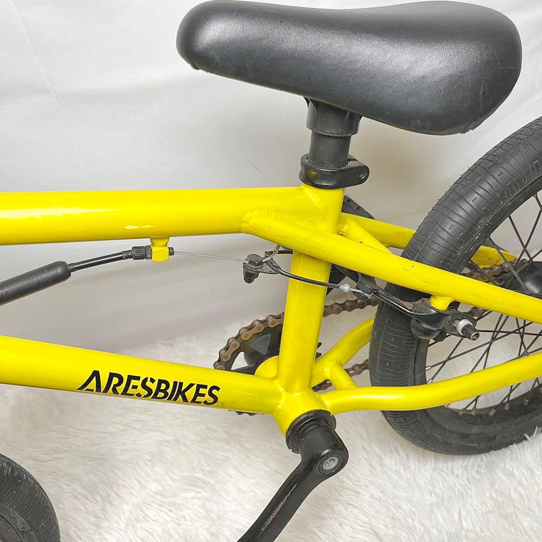【良品】ARESBIKES STN BMX 16インチ イエロー 自転車