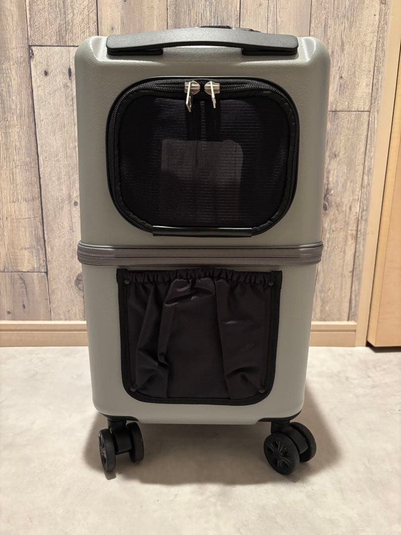 PETICO ペットキャリー Mサイズ グレー　②
