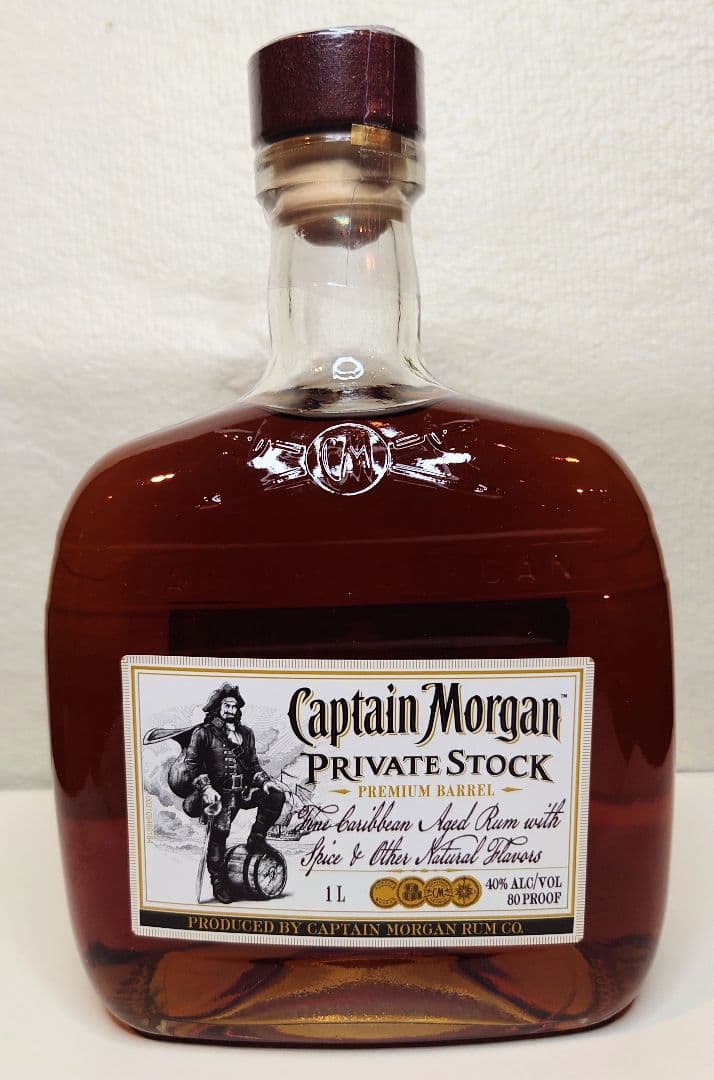 キャプテンモルガン★プライベートストック★1000ml★品薄★箱無し★ラム★終売