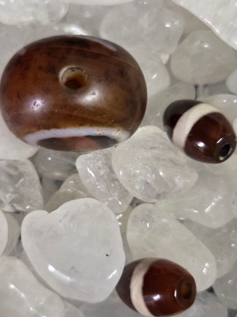 970　天珠　卍一眼天珠　羊眼　板眼　一線　dzibeads！