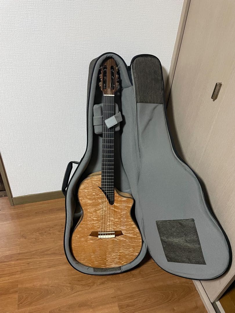 Martinez 限定 flame quiltedアコギ　ケース付き