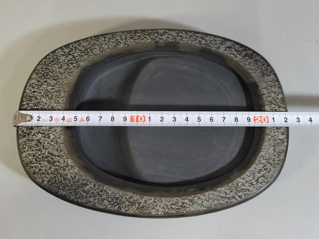 長崎県対馬若田硯 源照作 未使用 共箱 DT446