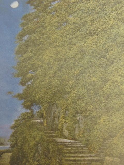 岩澤重夫、【刻】、希少な額装用画集より、新品額装付、状態良好