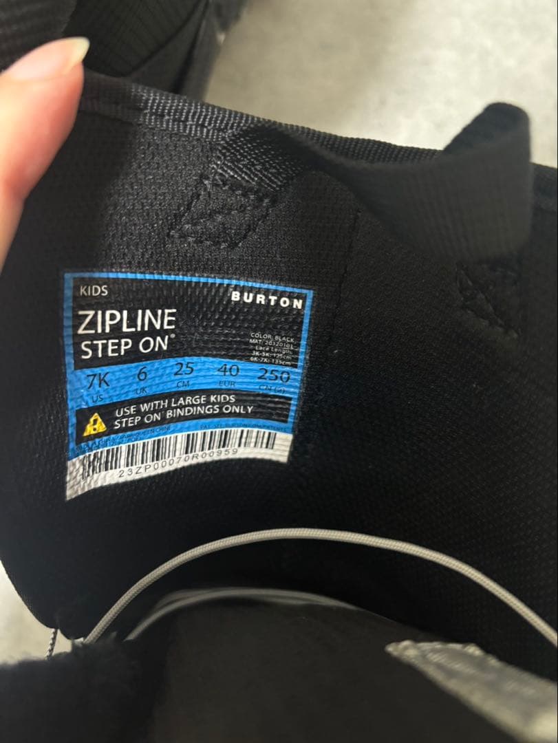 Burton Zipline Step On 25.0 スノーボード　ブーツ
