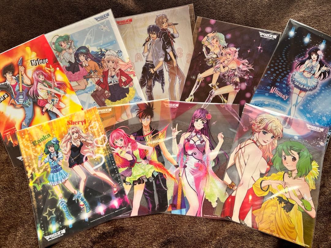 マクロスA4クリアポスター9枚セット　公式ファンクラブ継続特典