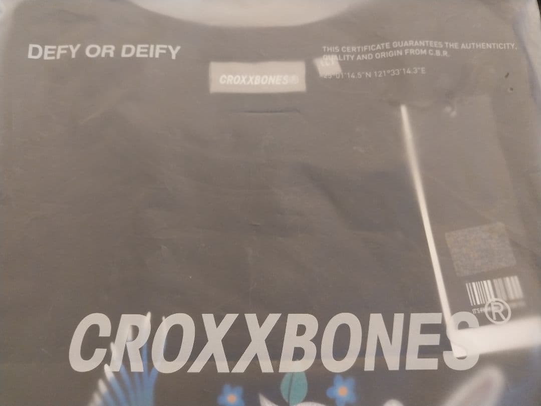 全新☆STAYREAL CROXXBONES x 怪獸花鳥風月L寸短T☆附徽章