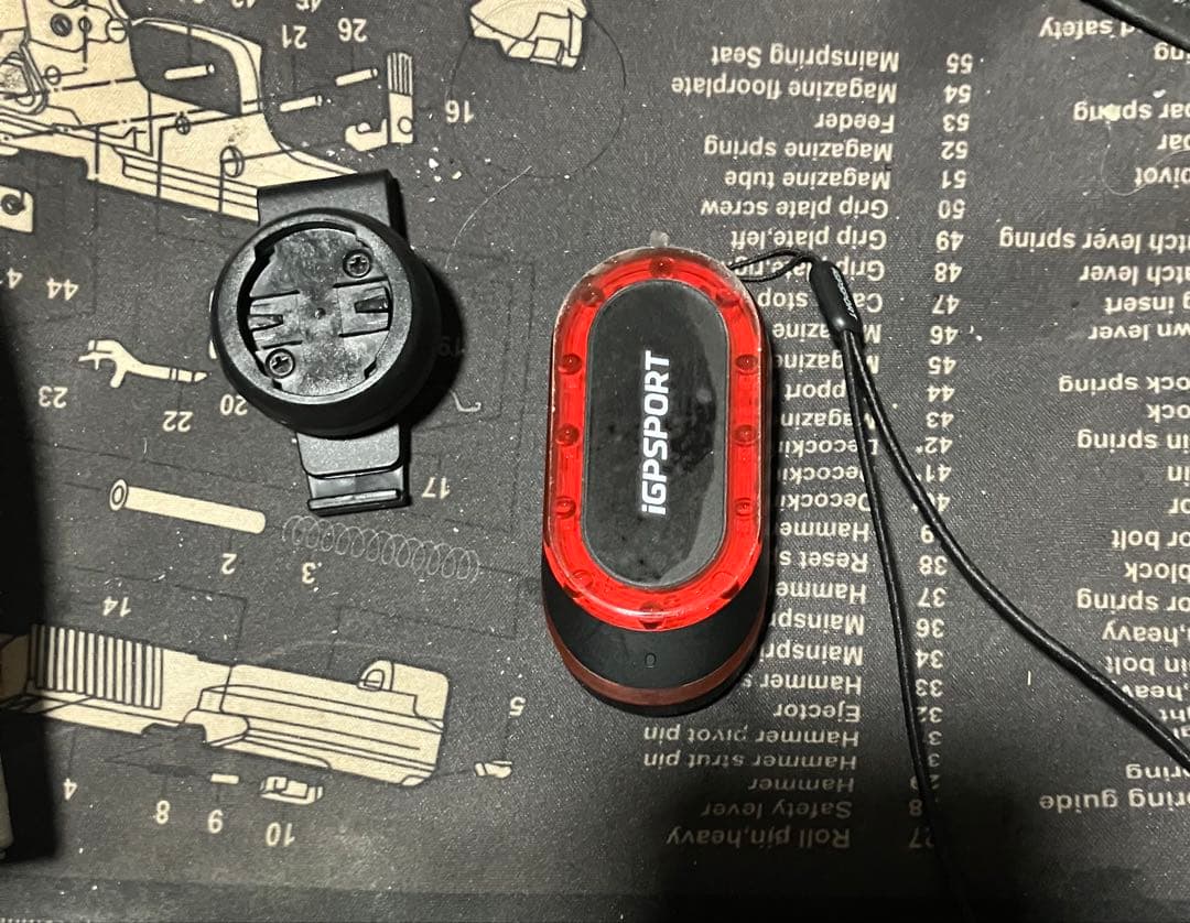 iGPSPORT SR mini 後方レーダー