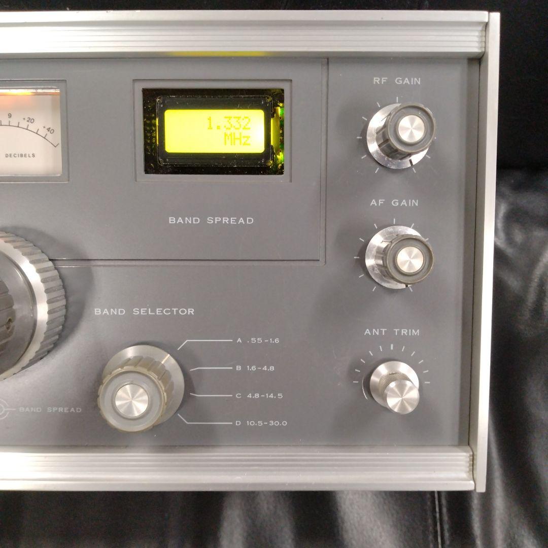 ジャンク　デジタルメーター付けました。トリオ 9R59D 昔のオールバンド受信機