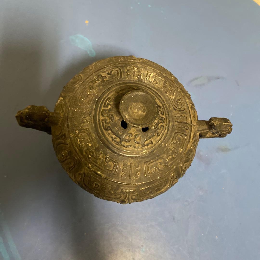 香炉古美術品古道具真鍮製