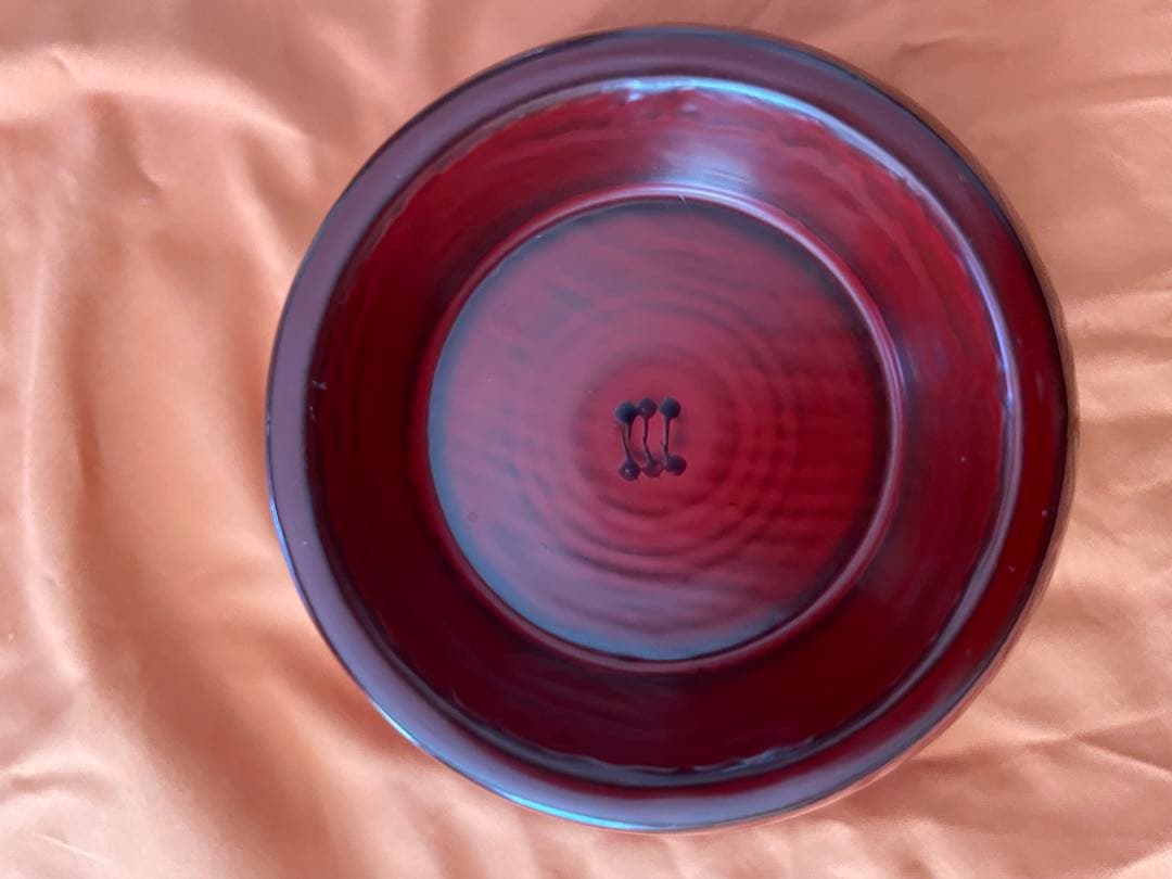 角偉三郎　合鹿椀2客と直筆色紙