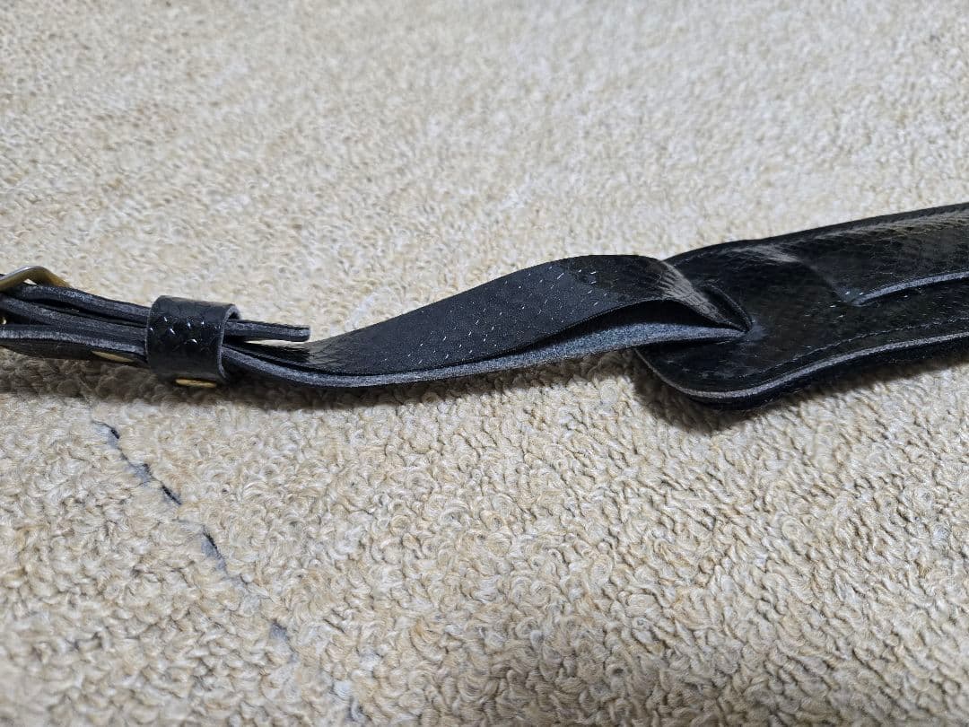 瀧川一郎モデル ギターストラップ 蛇柄 ビンテージ