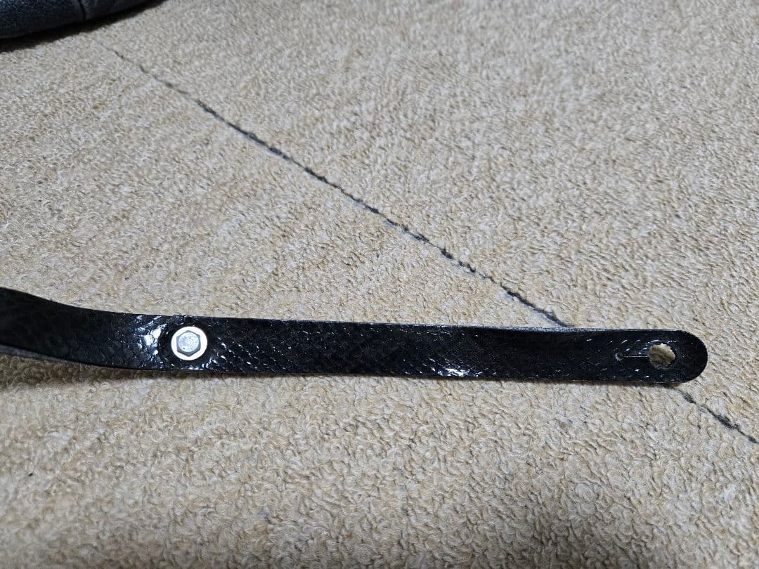 瀧川一郎モデル ギターストラップ 蛇柄 ビンテージ