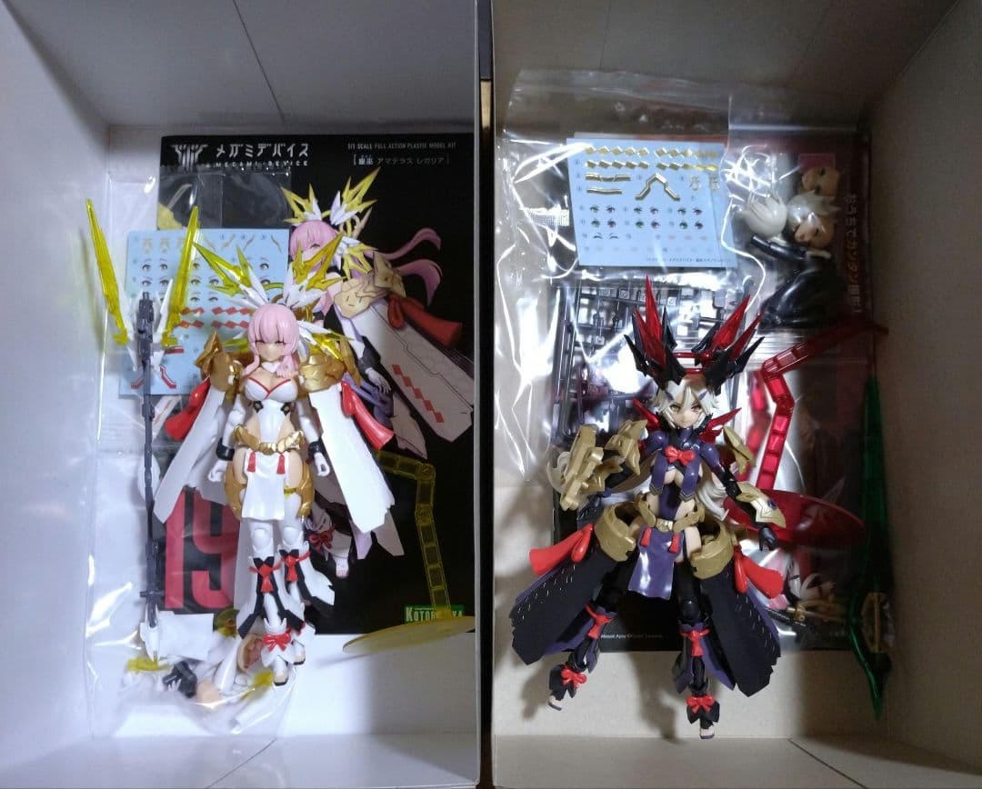 コトブキヤ　メガミデバイス　皇巫 アマテラス レガリア　皇巫 スサノヲ レガリア