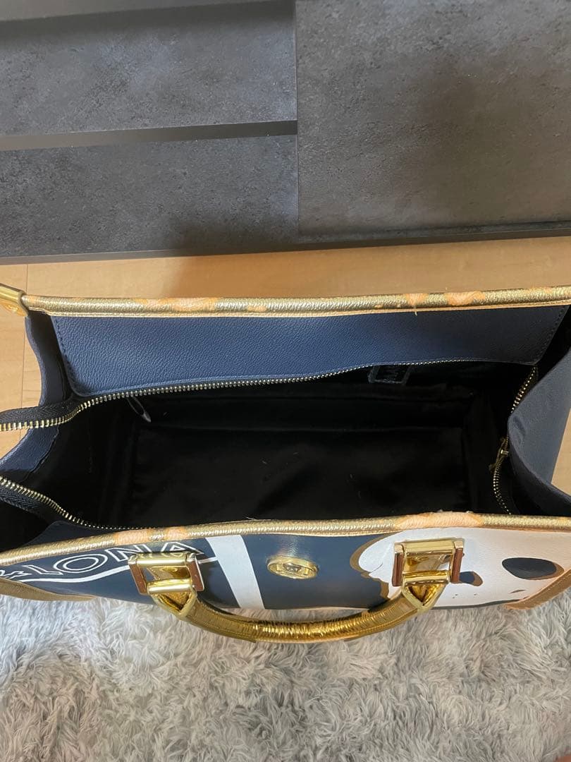 ‼️最終値下げ‼️MARK & LONA カートバッグキムタク使用ネイビー×ゴールド