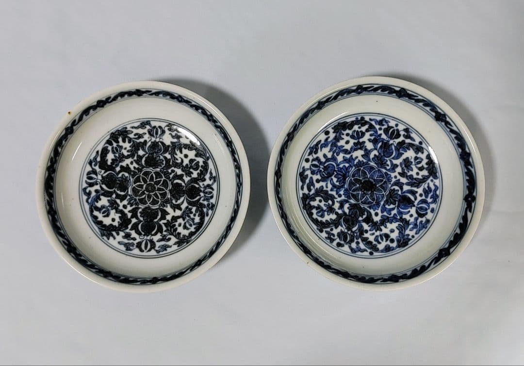 古伊万里　五寸皿　二枚